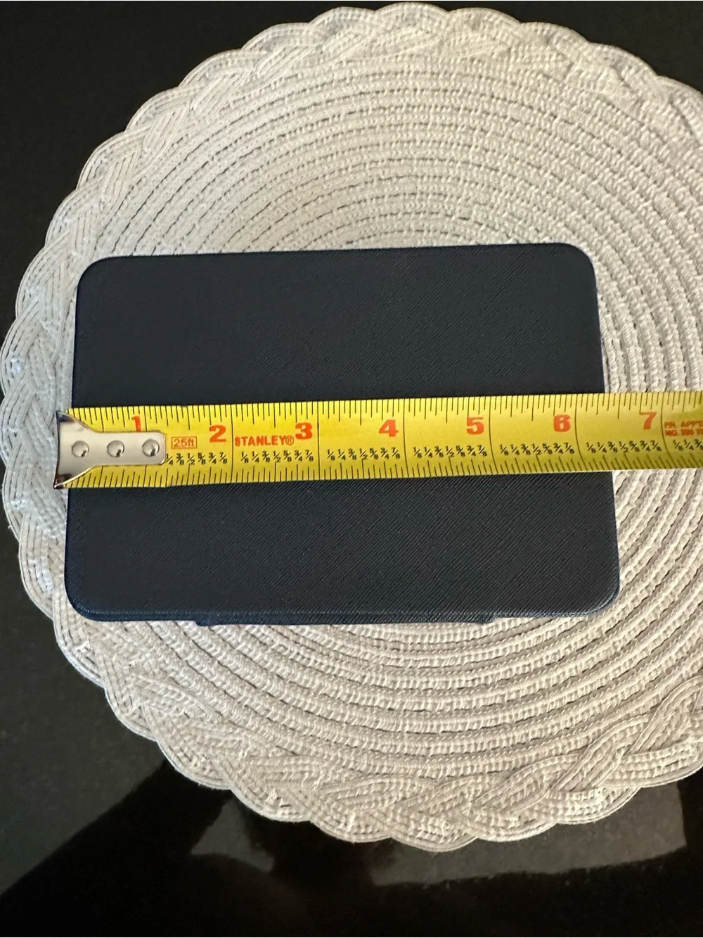⭐️NWOT⭐️ Navy Travel Jewelry Box with White Snap Strap